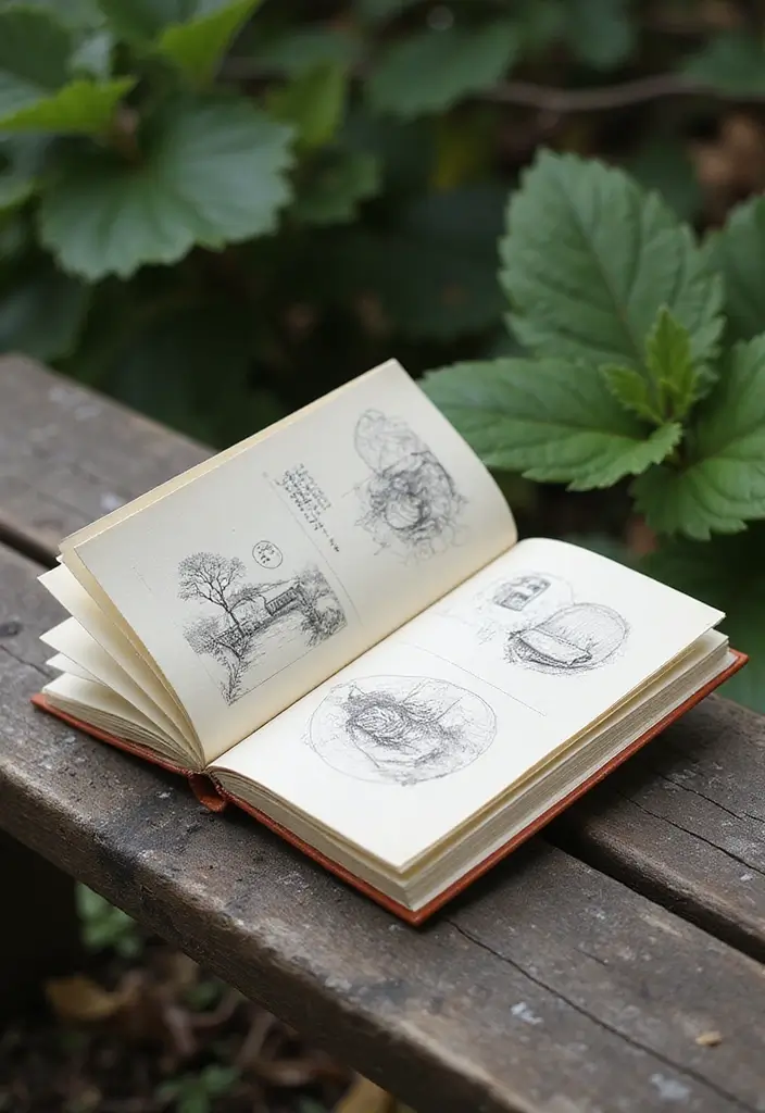 30 DIY Zen Garden Mini Projects for Calm and Relaxation - 21. Mini Zen Garden Journal