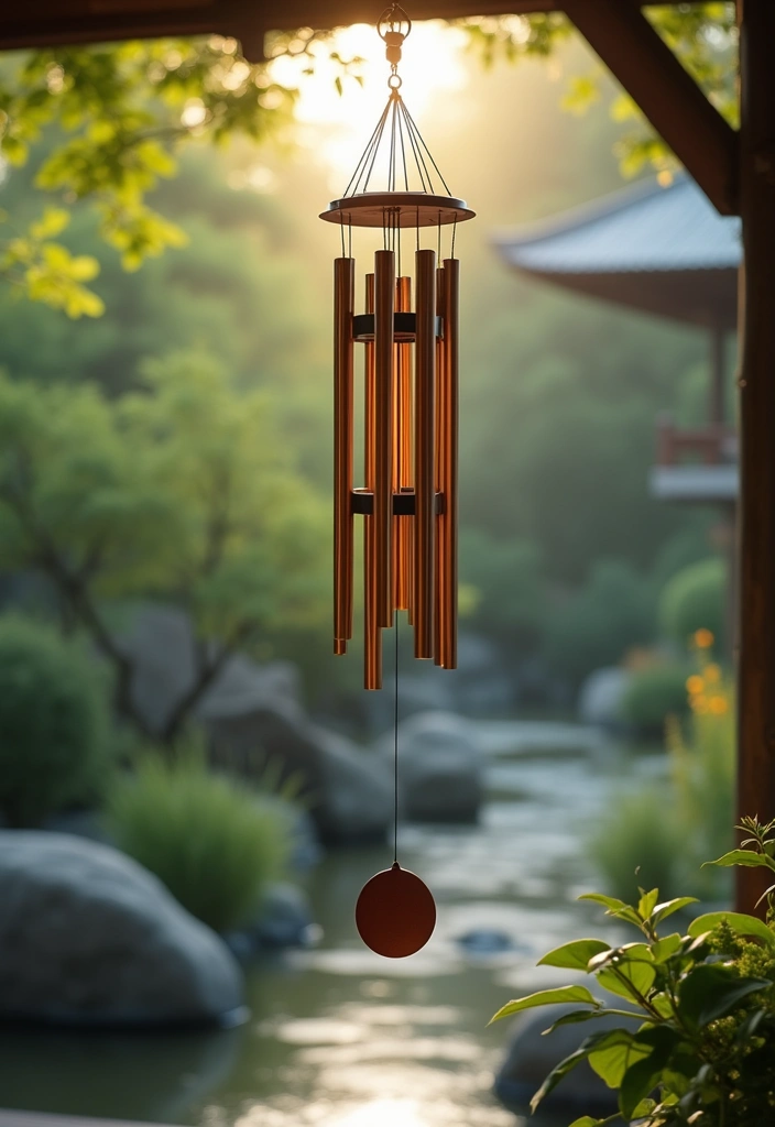 30 DIY Zen Garden Mini Projects for Calm and Relaxation - 22. Zen Garden Wind Chimes