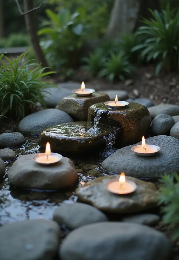 30 DIY Zen Garden Mini Projects for Calm and Relaxation - 4. Zen Water Feature