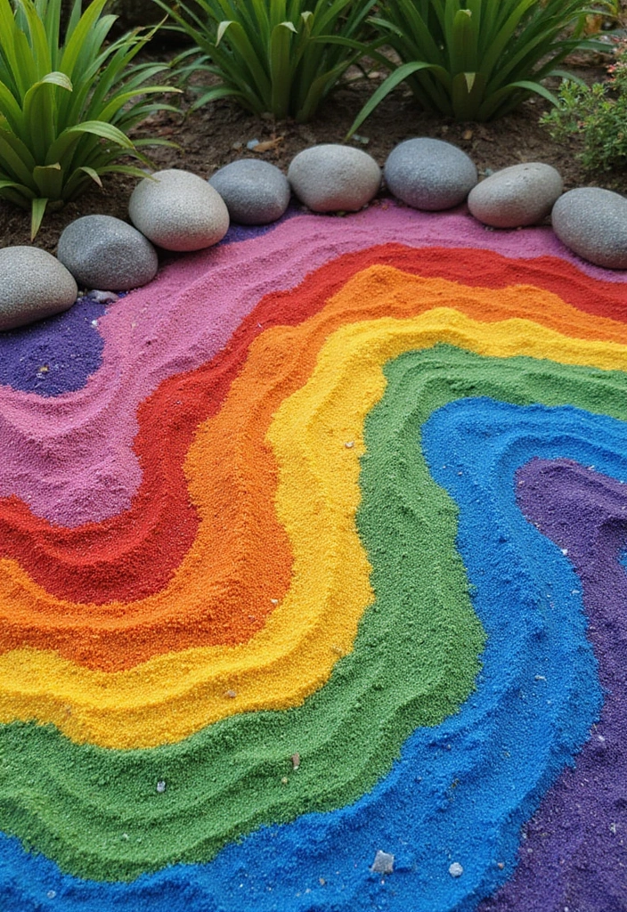 30 DIY Zen Garden Mini Projects for Calm and Relaxation - 8. Decorative Sand
