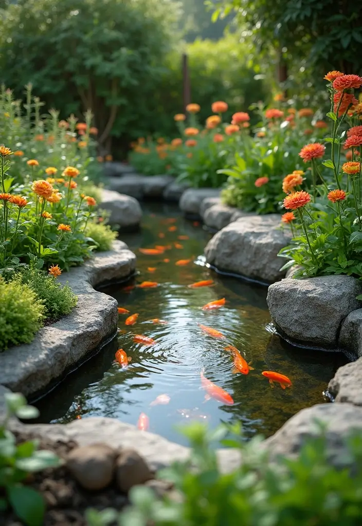 30 Inexpensive Raised Garden Beds DIY Projects That Save Money - 25. DIY Fish Pond Garden Bed