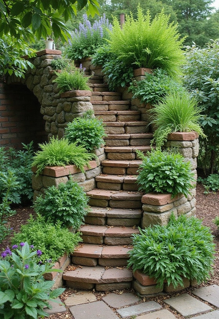 30 Raised Garden Beds DIY Layout Ideas for Perfect Harvests - 18. Spiral Herb Garden