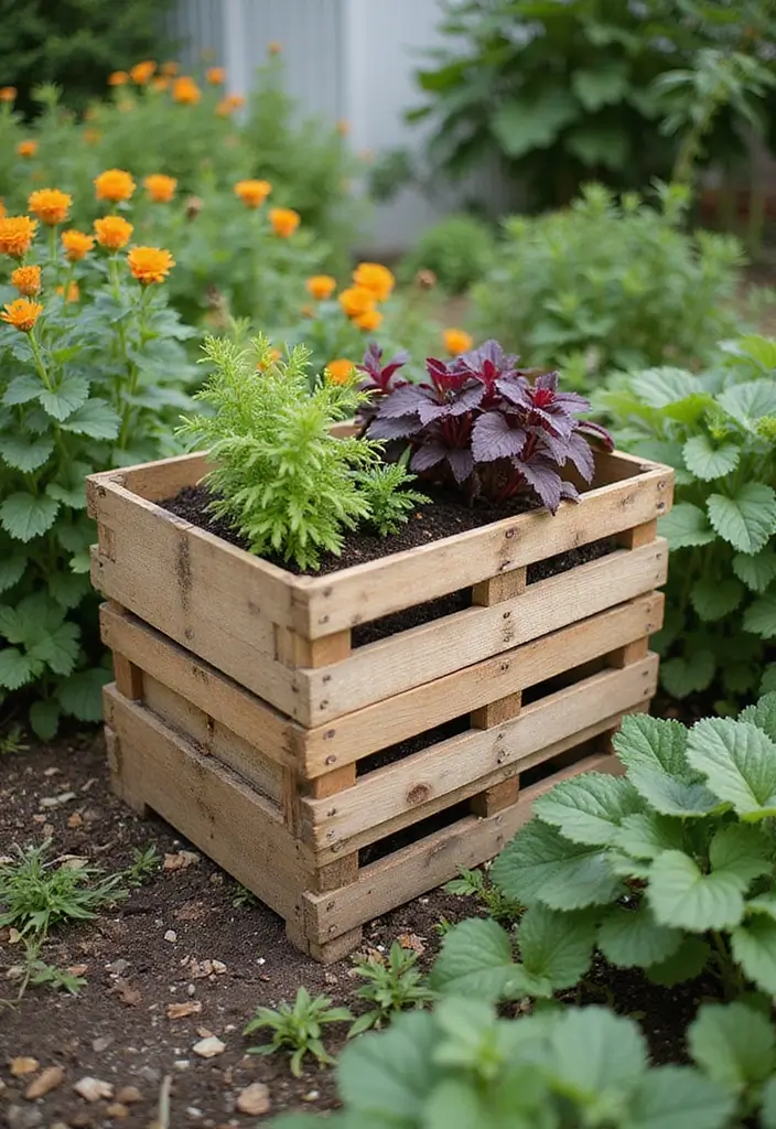 30 Small Backyard Ideas on a Budget DIY Simple Garden Design Inspirations You’ll Love - 17. Simple Compost Bin