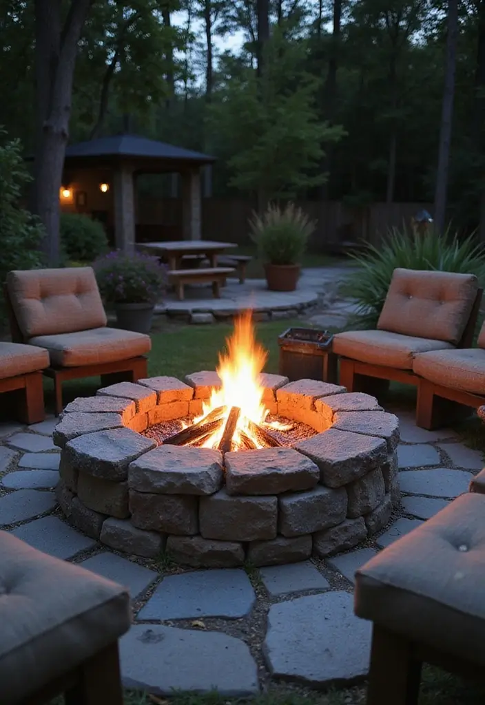 30 Small Backyard Ideas on a Budget DIY Simple Garden Design Inspirations You’ll Love - 2. DIY Fire Pit