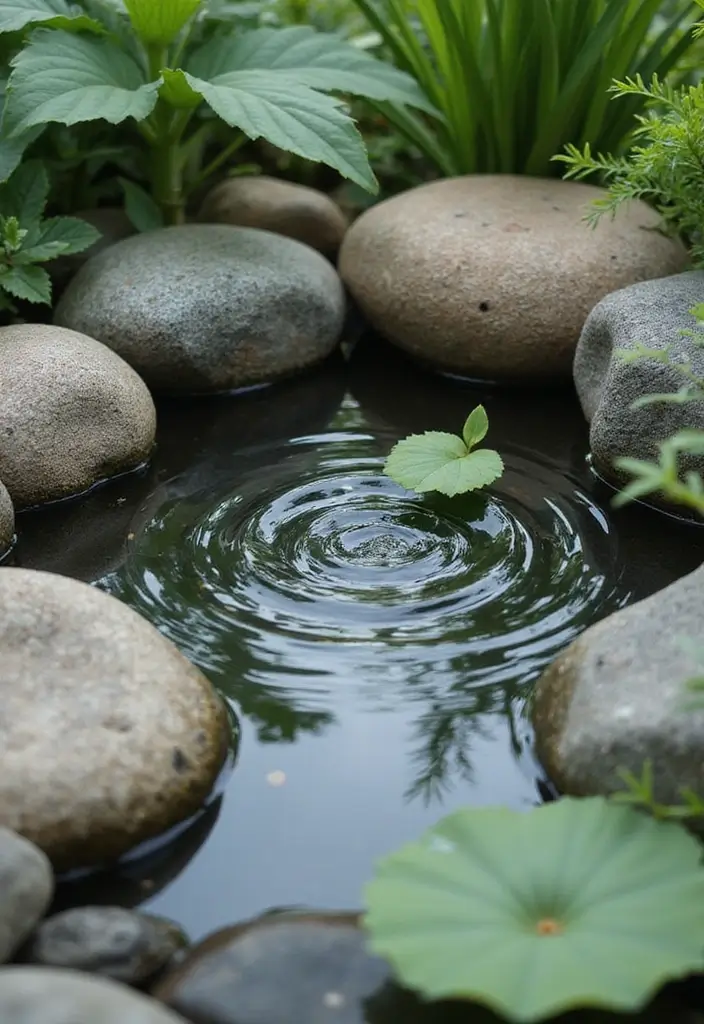 30 Small Backyard Ideas on a Budget: DIY Simple Garden Design Projects to Inspire You - 18. Mini Pond