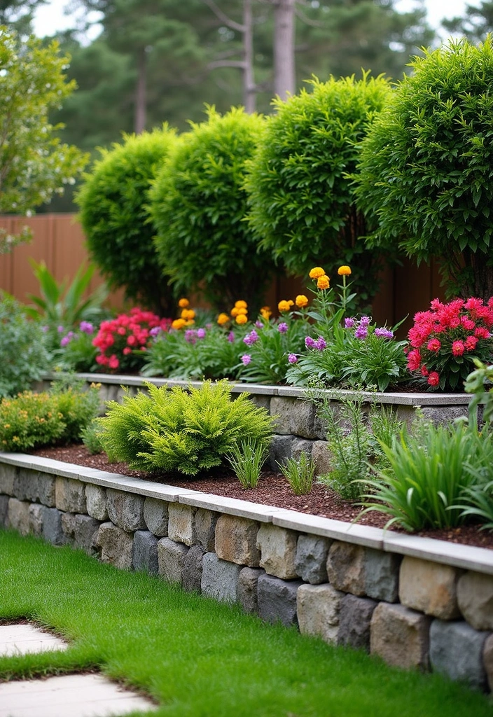 30 Small Garden Fence Ideas DIY for a Stylish Outdoor Look - 13. Gabion Planter Fence