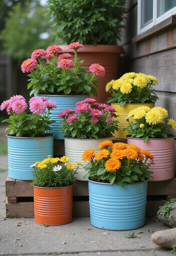Adorable Home Garden Ideas Game: A Playful Guide with 18 Creative Concept Inspirations - 2. Recycled Containers