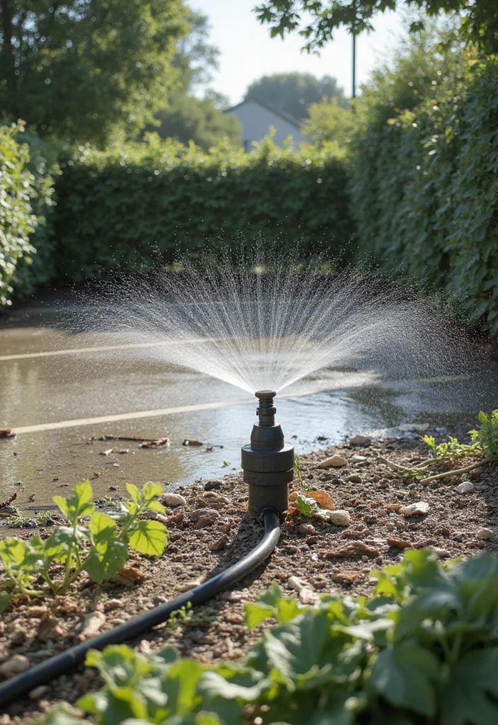 Car Parking Design Home Garden: A Functional Guide with 18 Seamless Integration Inspirations - 16. Drip Irrigation Systems