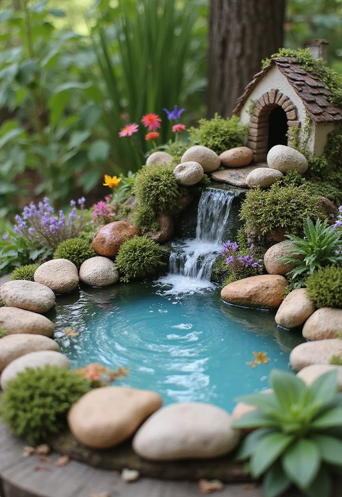 DIY Fairy Garden Ideas: A Creative Guide with 17 Miniature Fantasy Inspirations - 7. Fairy Garden Water Features