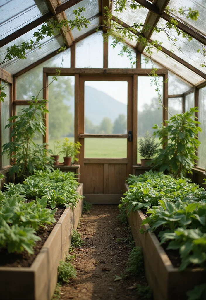 DIY Raised Garden Bed: A Step-by-Step Guide with 17 Creative Build Inspirations - 12. Greenhouse Raised Bed