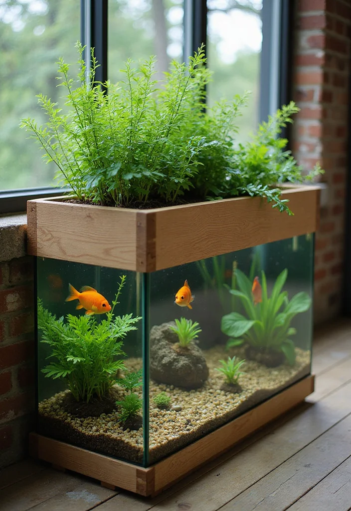 DIY Raised Garden Bed: A Step-by-Step Guide with 17 Creative Build Inspirations - 16. Fish Tank Raised Bed