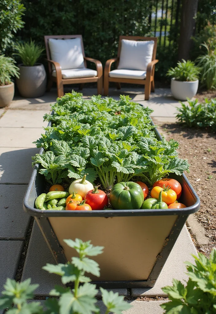 DIY Raised Garden Bed: A Step-by-Step Guide with 17 Creative Build Inspirations - 4. Metal Raised Garden Bed