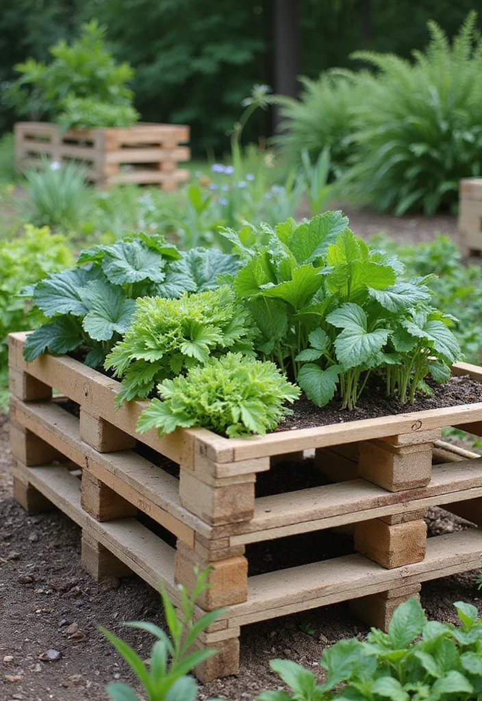DIY Raised Garden Bed: A Step-by-Step Guide with 17 Creative Build Inspirations - 7. Pallet Garden Bed