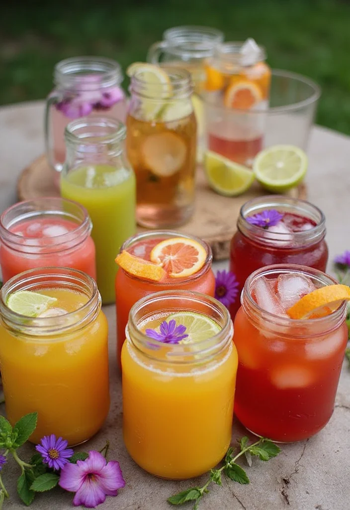 Fairy Garden Birthday Party: A Magical Guide with 19 Enchanted Celebration Inspirations - 17. Enchanted Garden Drinks Station