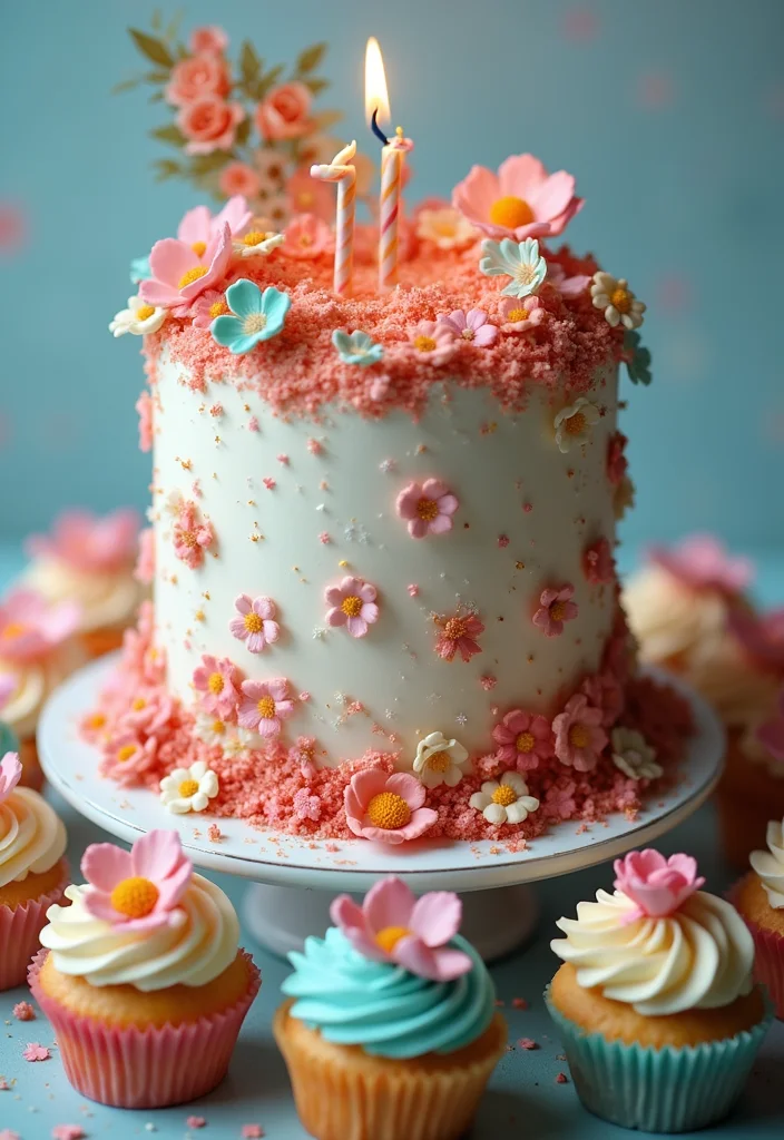 Fairy Garden Birthday Party: A Magical Guide with 19 Enchanted Celebration Inspirations - 4. Enchanted Fairy Garden Cake