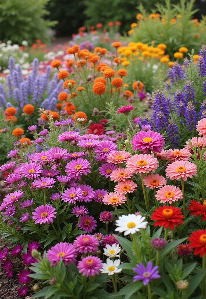 Front Yard Garden Design: A Curb Appeal Guide with 18 Stylish Outdoor Inspirations - 14. Colorful Perennials