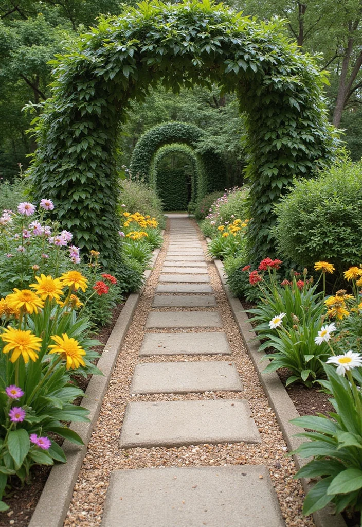 Front Yard Garden Design: A Curb Appeal Guide with 18 Stylish Outdoor Inspirations - 4. Charming Pathways