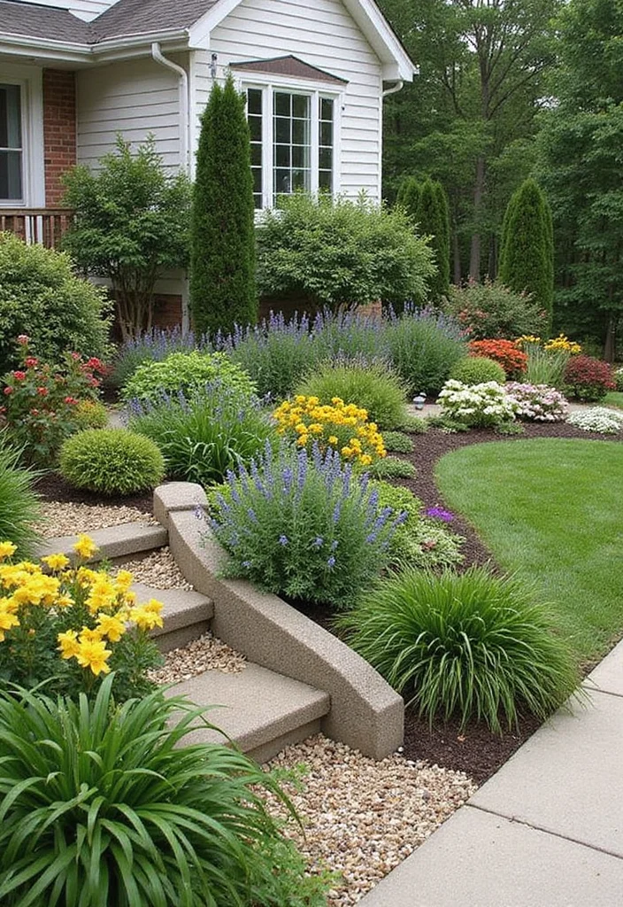 Front Yard Garden Design: A Curb Appeal Guide with 18 Stylish Outdoor Inspirations - 8. Seasonal Interest