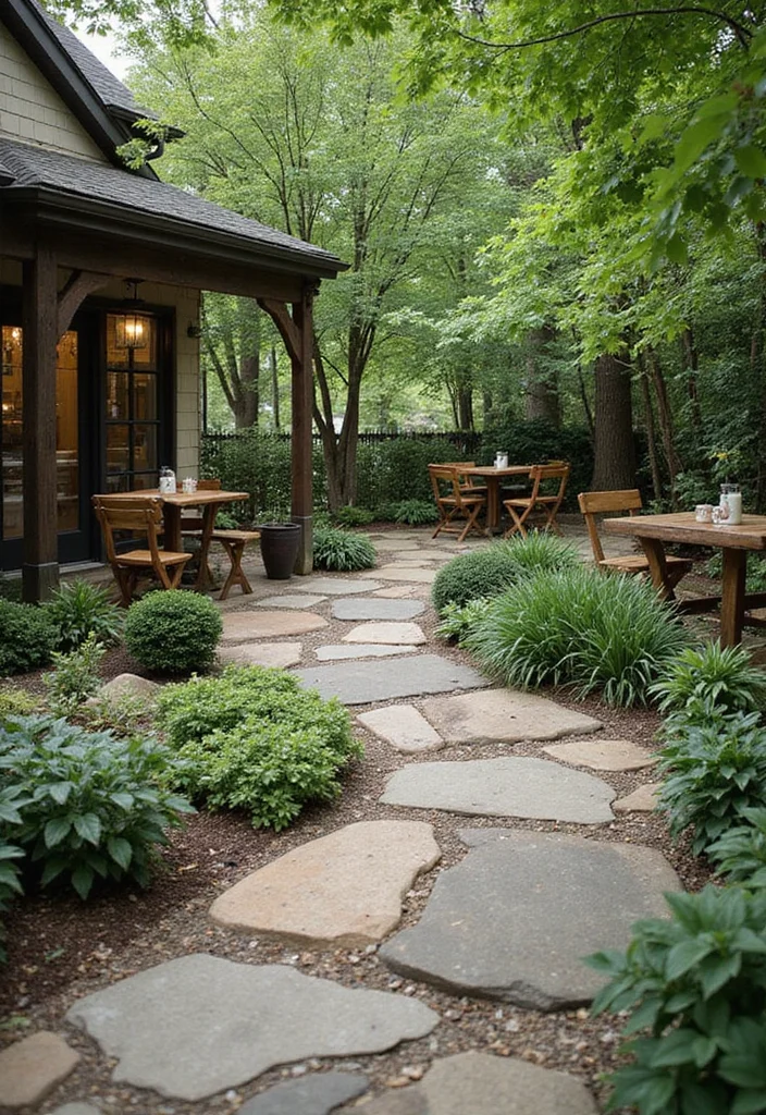 Garden Coffee Shop Design Outdoor: A Cozy Guide with 18 Relaxed Atmosphere Inspirations - 5. Natural Pathways