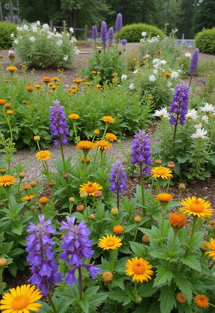Garden Design Front of House: A Welcoming Guide with 17 Entrance-Focused Inspirations - 13. Native Plants