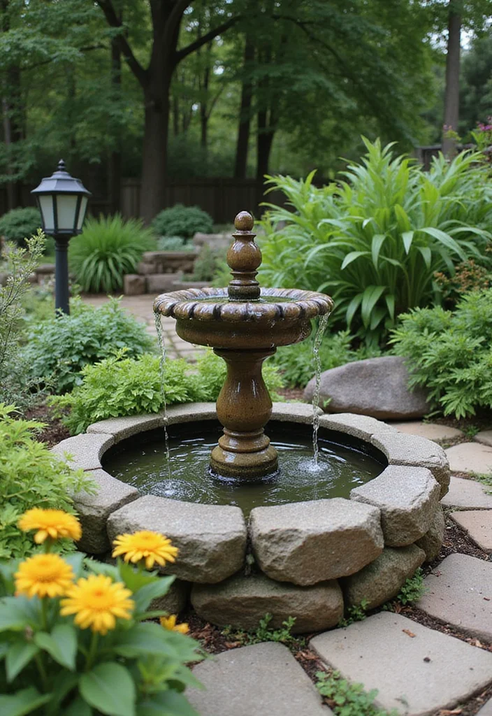 Garden Design Front of House: A Welcoming Guide with 17 Entrance-Focused Inspirations - 15. Modern Water Features