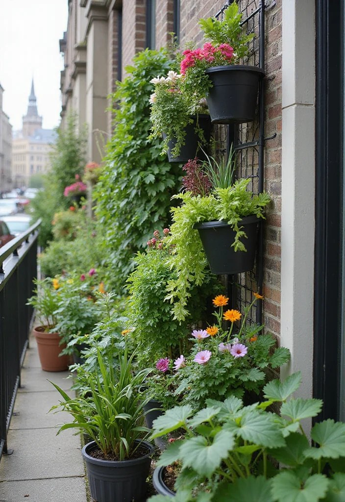 Garden Design Plans Drawing Layout: A Detailed Guide with 19 Planning-Ready Inspirations - 1. Vertical Gardens: Maximizing Space in Small Areas