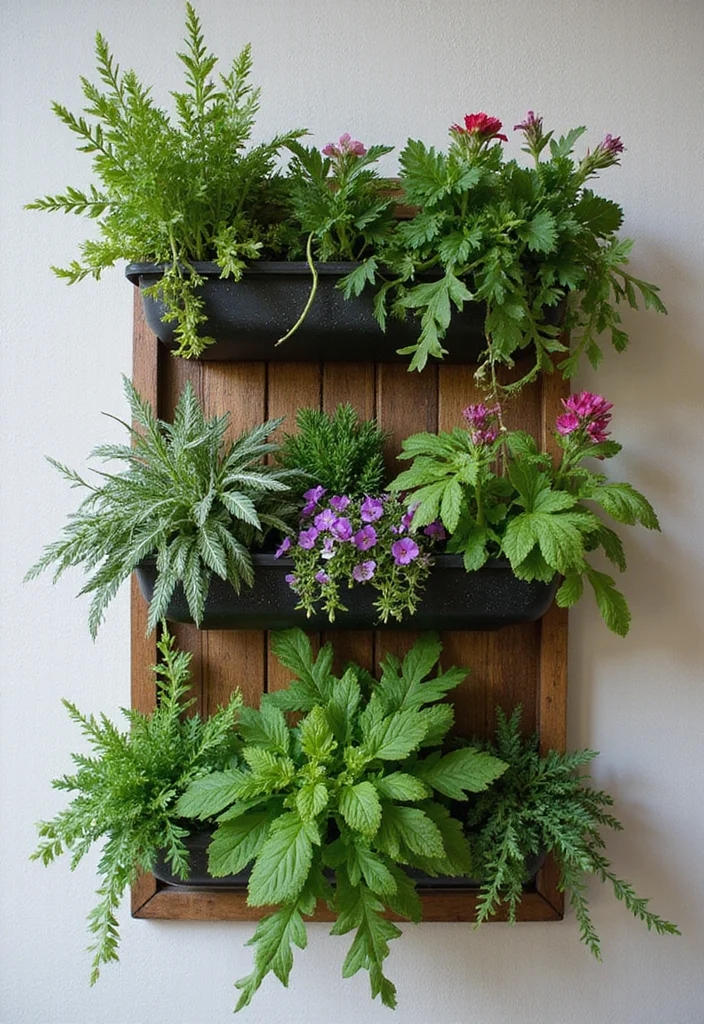 Garden Ideas Front of House: A Welcoming Guide with 20 Charming Entryway Inspirations - 3. Vertical Gardens for Small Spaces