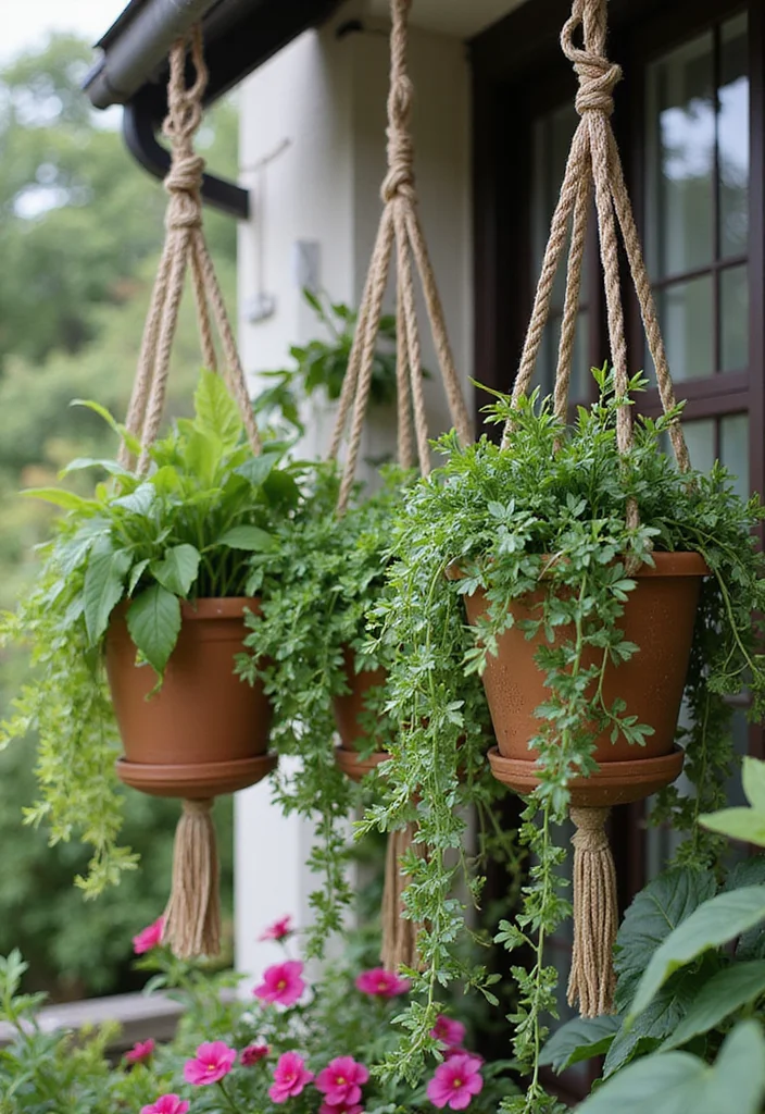 Garden Layout Ideas Design: A Practical Guide with 20 Well-Structured Outdoor Inspirations - 3. Hanging Gardens