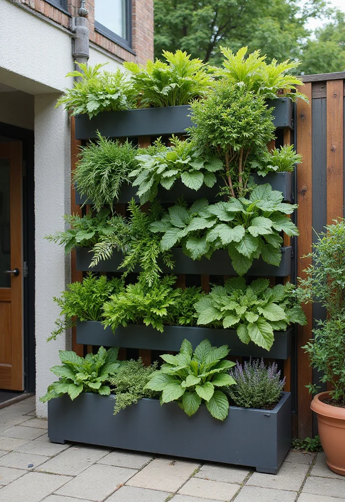 Garden Layout Ideas Design: A Practical Guide with 20 Well-Structured Outdoor Inspirations - 4. Vertical Garden Kits