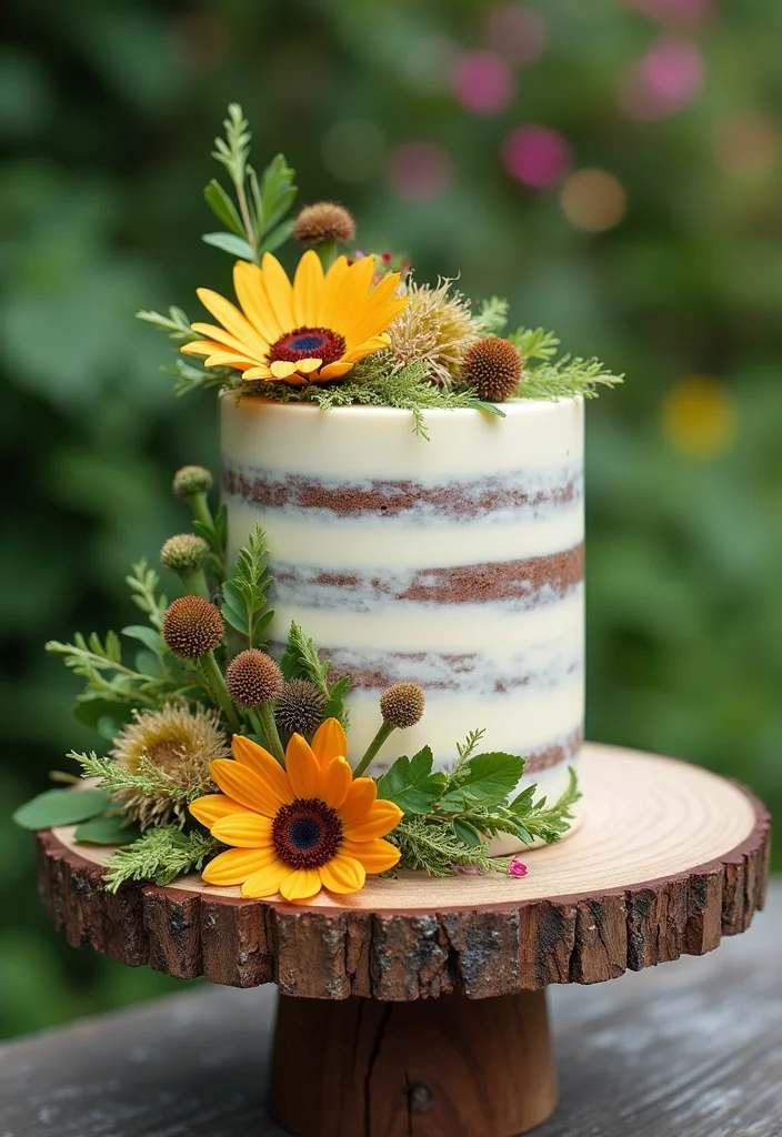 Garden Party Baby Shower Ideas: A Celebration Guide with 18 Whimsical Styling Inspirations - 7. Nature-Themed Cake