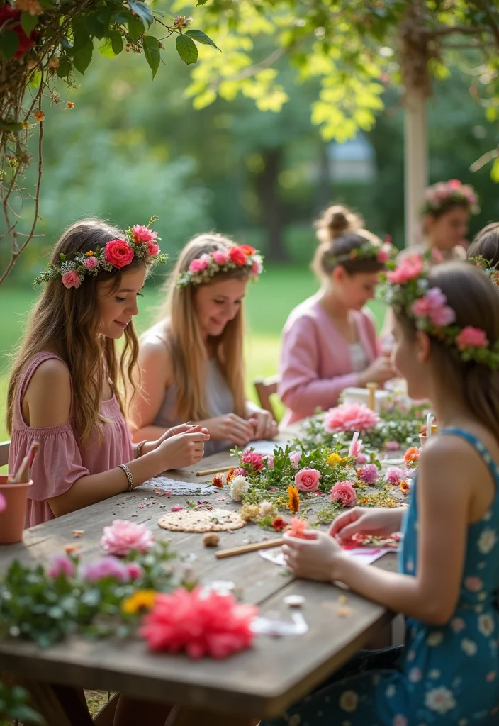 Garden Party Baby Shower Ideas: A Celebration Guide with 18 Whimsical Styling Inspirations - 8. DIY Flower Crowns