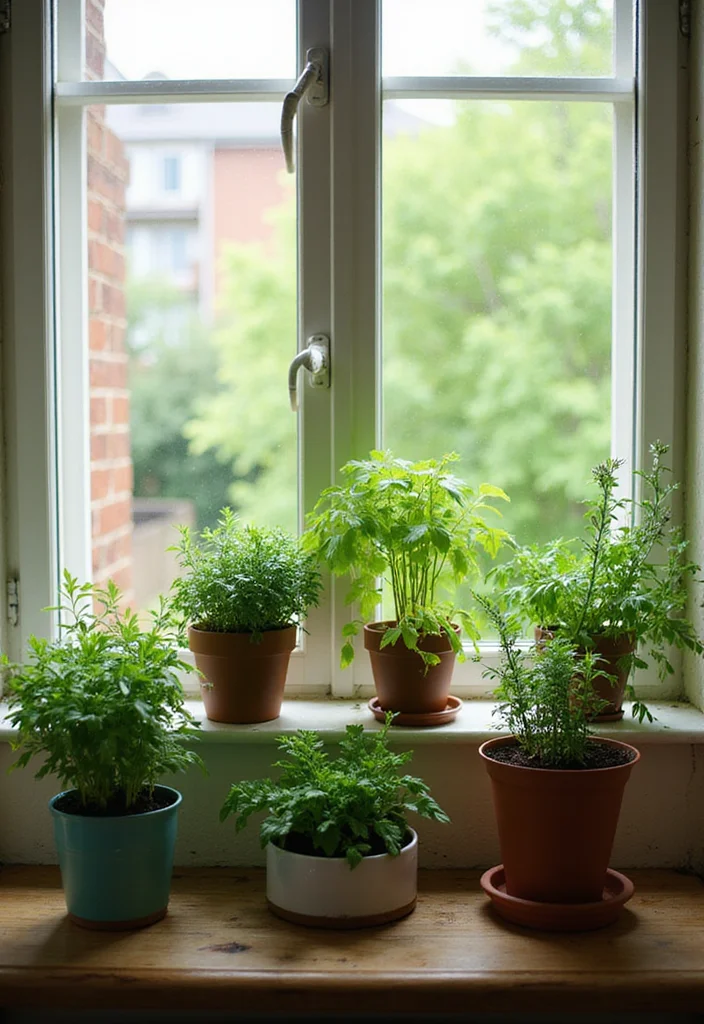 Garden Room Ideas Interior Design: A Cozy Guide with 18 Nature-Blended Interior Inspirations - 6. Indoor Herb Gardens