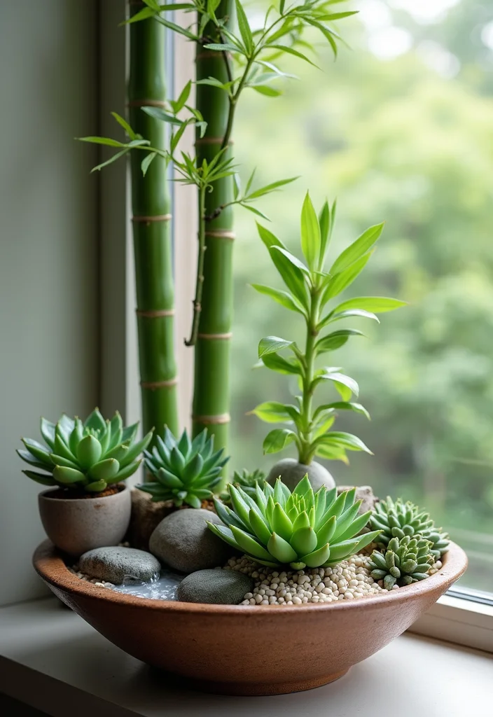 Garden Tub Decor Master Bath: A Relaxing Guide with 19 Spa-Like Styling Inspirations - 1. Zen Container Garden
