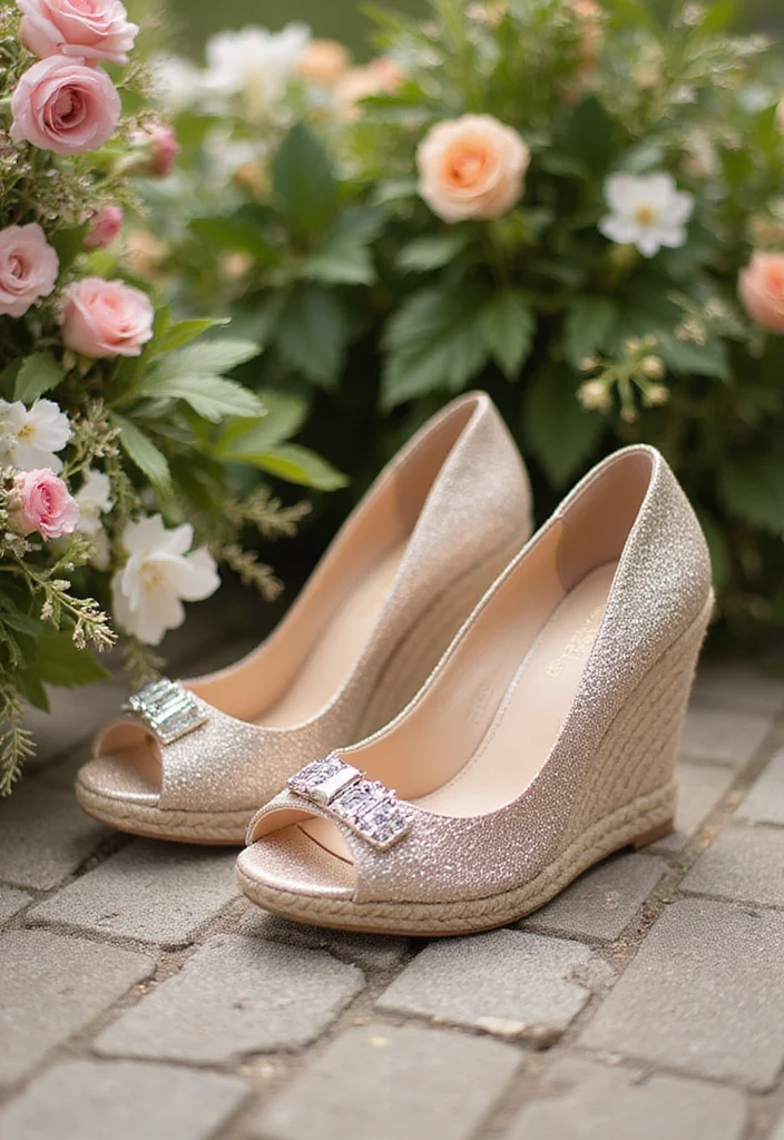 Garden Wedding Guest Dress: A Style Guide with 18 Elegant Seasonal Inspirations - 16. Footwear Solutions: Comfort Meets Style