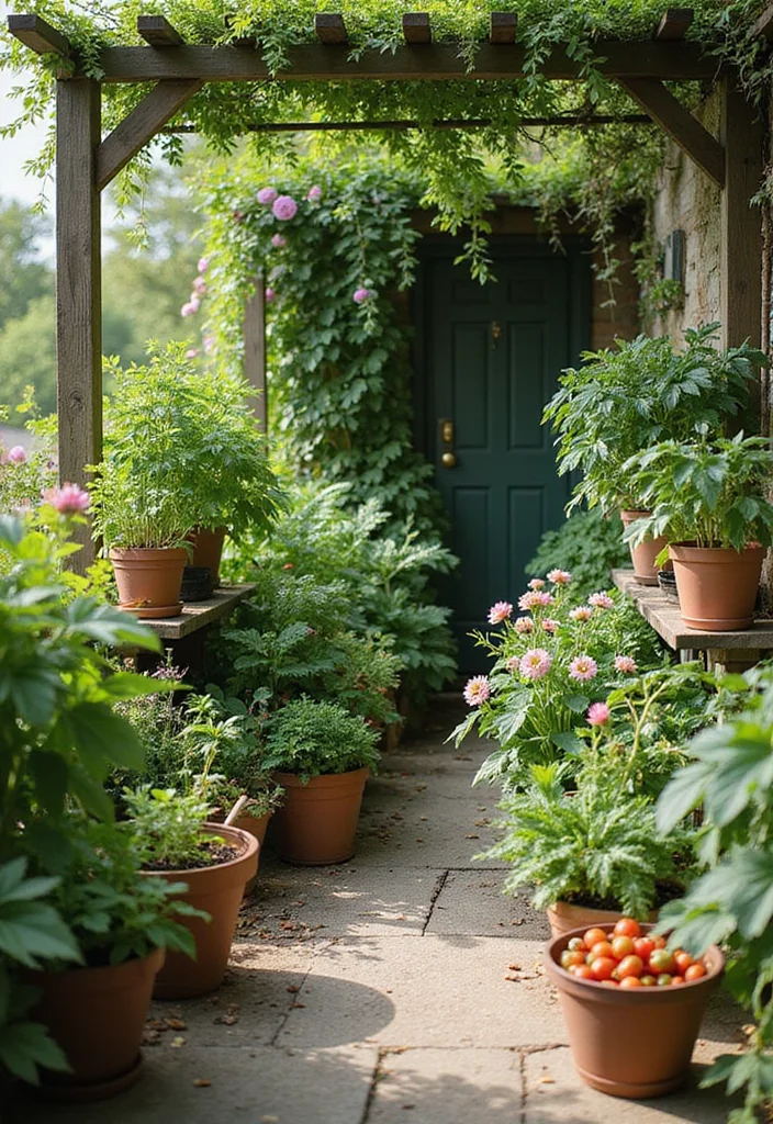 Grow a Garden Design Ideas: A Beginner-Friendly Guide with 17 Simple Growing Inspirations - 11. Container Gardening with Edibles