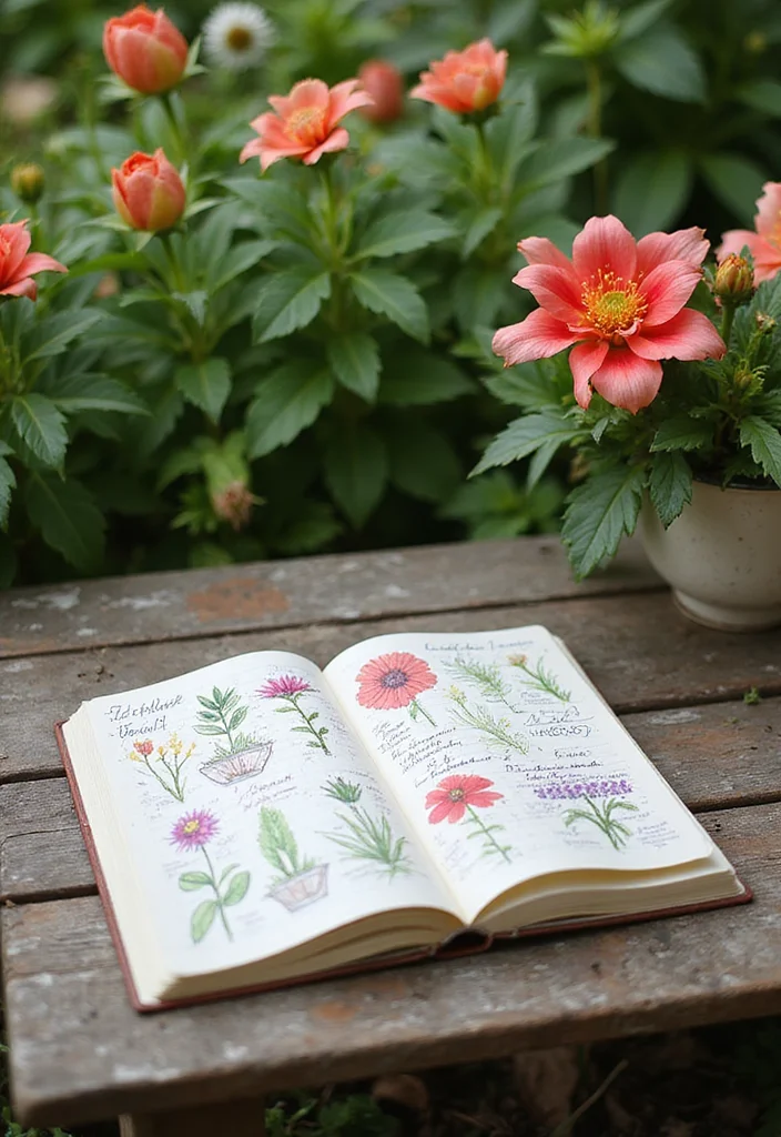 Grow a Garden Design Ideas: A Beginner-Friendly Guide with 17 Simple Growing Inspirations - 16. Garden Journaling