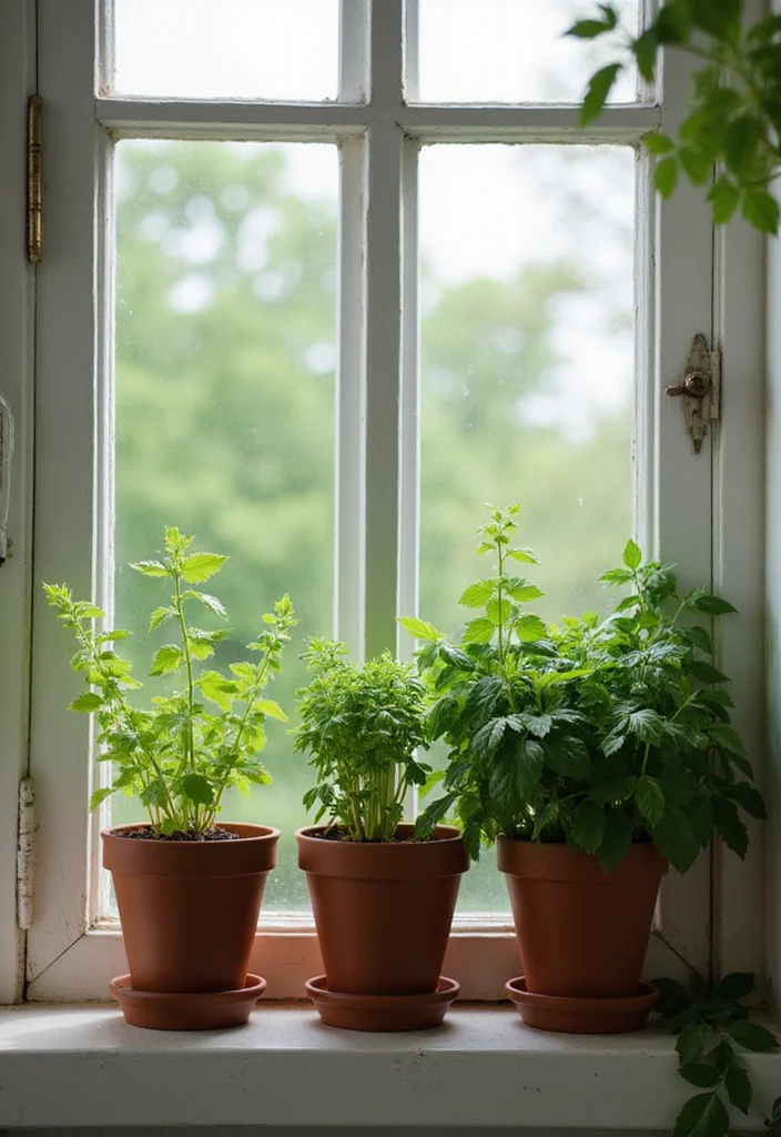 Grow a Garden Layout: A Practical Guide with 18 Beginner-Friendly Layout Inspirations - 12. Kitchen Window Herb Garden