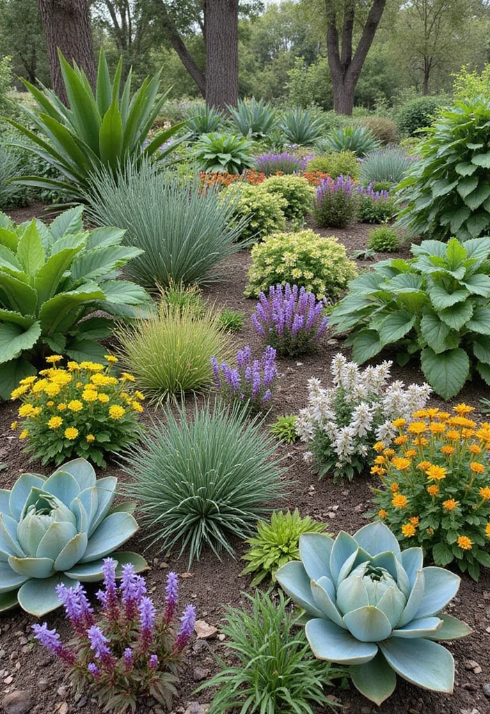 Grow a Garden Layout: A Practical Guide with 18 Beginner-Friendly Layout Inspirations - 18. Climate-Responsive Garden