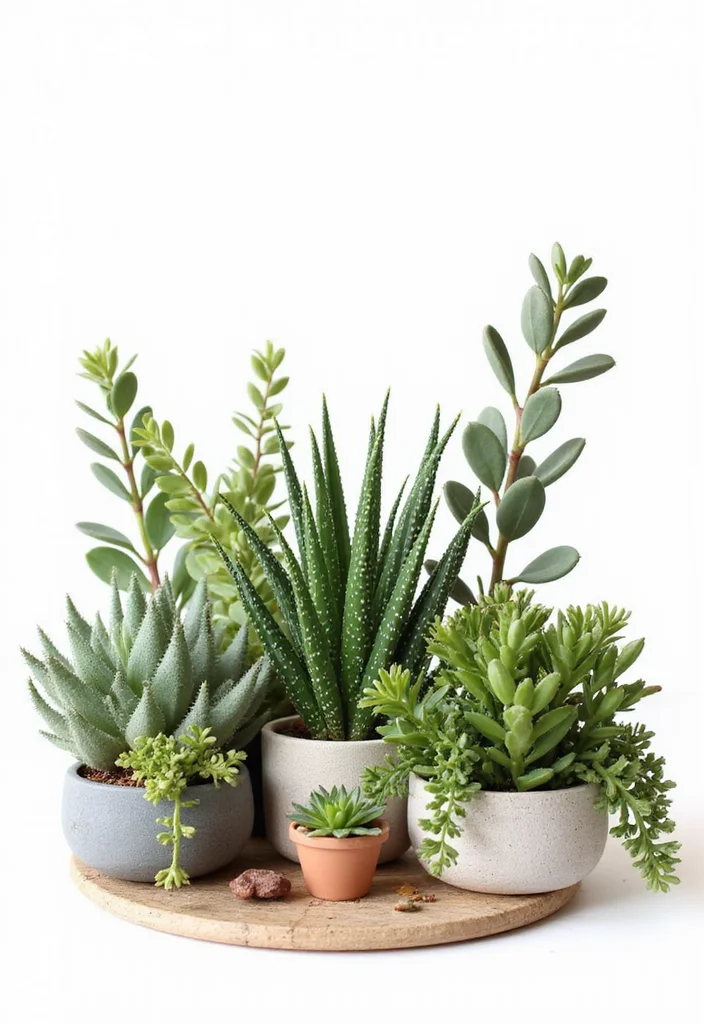 Grow a Garden Layout: A Practical Guide with 18 Beginner-Friendly Layout Inspirations - 9. Succulent Showcase