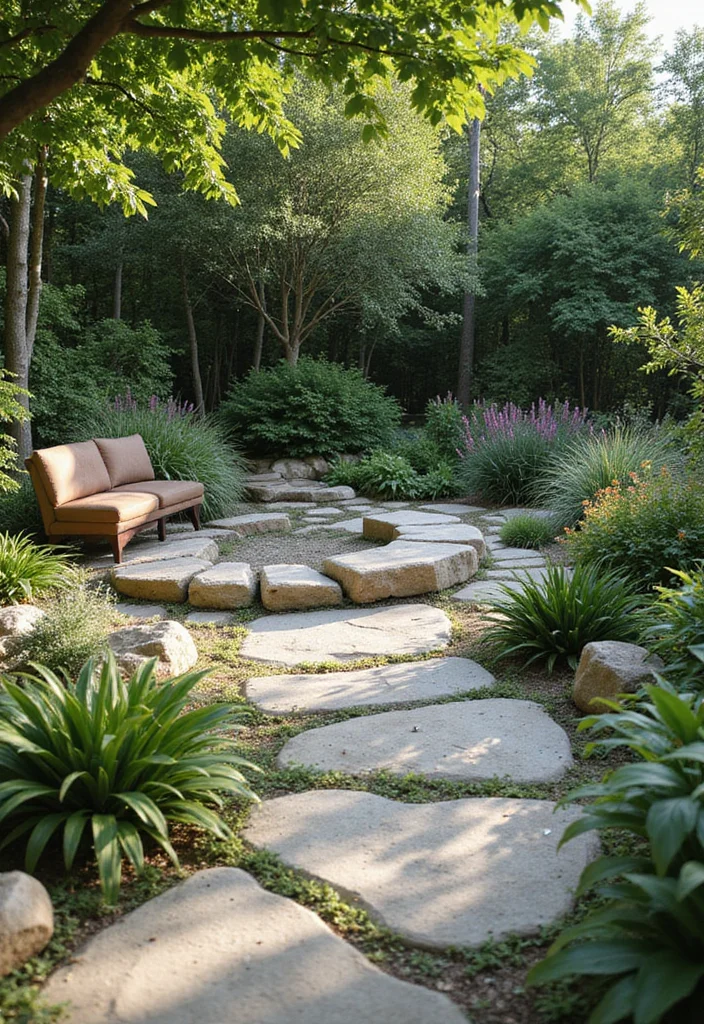 Hippie Garden Ideas Boho Decor: A Free-Spirited Guide with 18 Eclectic Design Inspirations - 16. Natural Stone Features