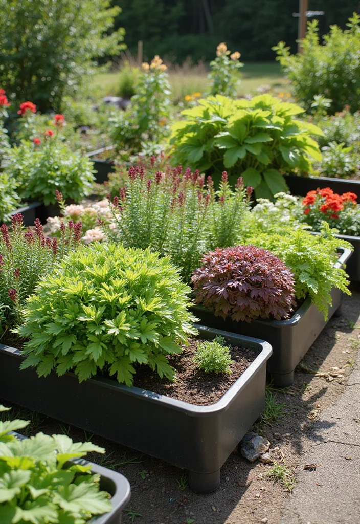 Home Garden Design Small Outdoor: A Practical Guide with 19 Compact Outdoor Inspirations - 15. Portable Garden Boxes