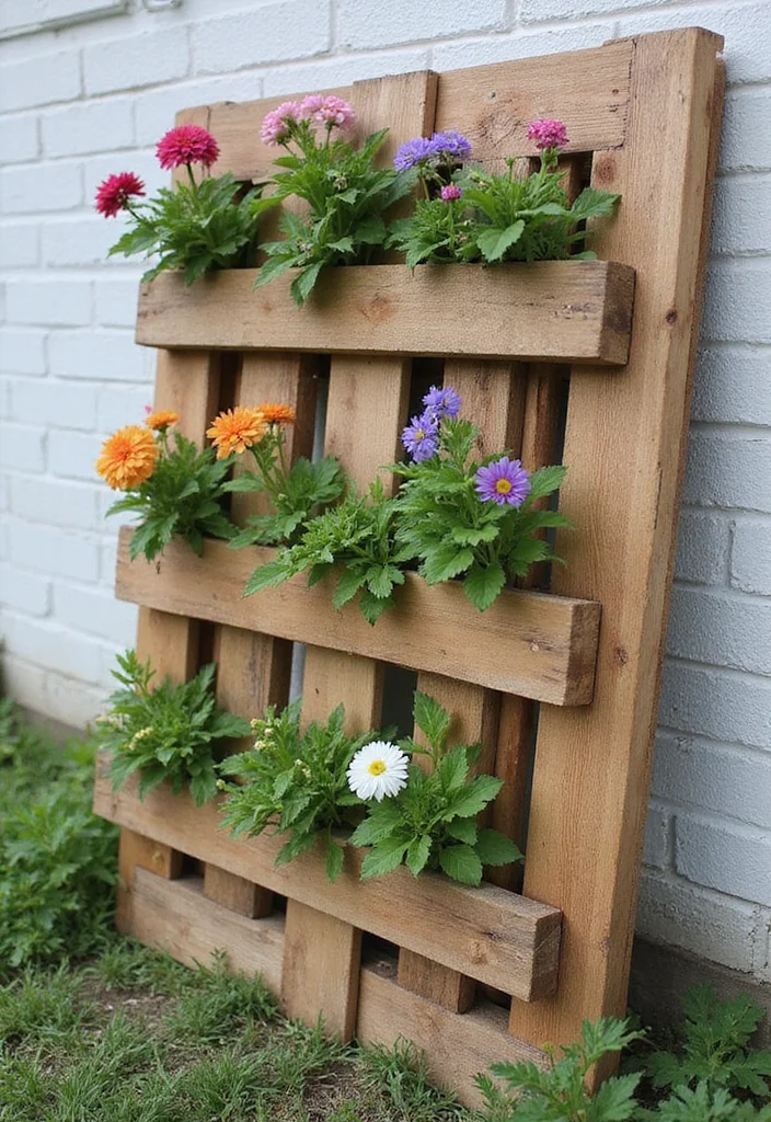 Home Garden Design Small Outdoor: A Practical Guide with 19 Compact Outdoor Inspirations - 5. Pallet Garden