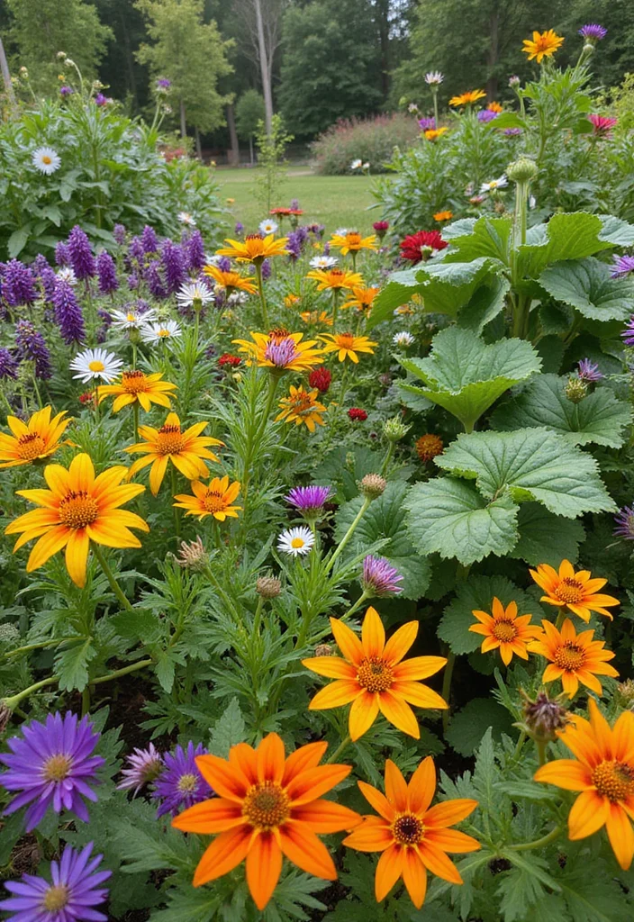 In Ground Vegetable Garden Design: A Productive Guide with 18 Easy-Grow Layout Inspirations - 12. Pollinator-Friendly Garden