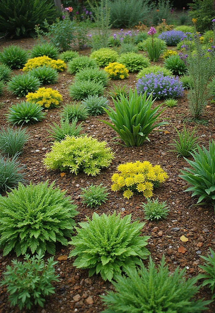 Mediterranean Garden Design Tuscan Style: A Warm Guide with 20 Old-World Charm Inspirations - 11. Layer with Ground Covers