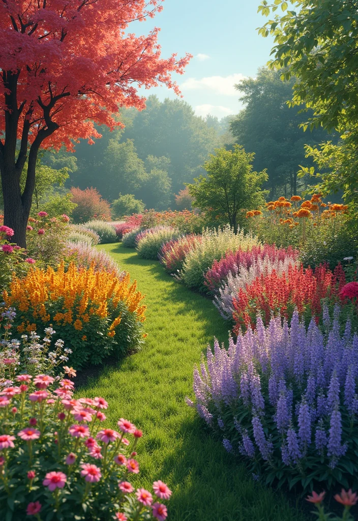 Modern Garden Design Landscaping Ideas: A Sleek Guide with 20 Contemporary Styling Inspirations - 11. Seasonal Planting: A Garden for All Seasons