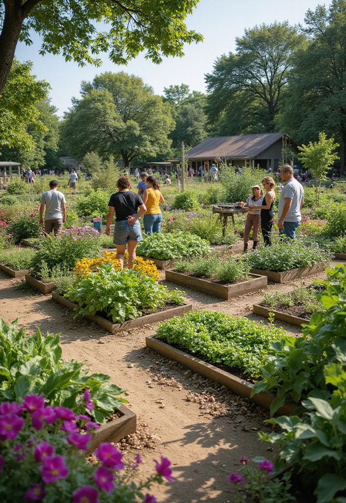 Modern Garden Design Landscaping Ideas: A Sleek Guide with 20 Contemporary Styling Inspirations - 14. Community Gardens: Shared Spaces, Shared Resources
