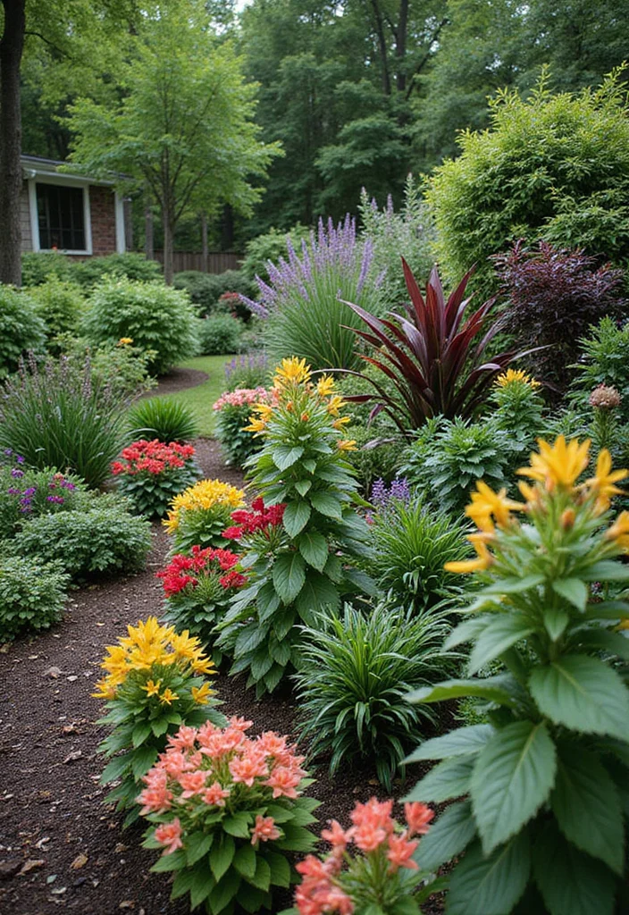 Modern Garden Design Landscaping Ideas: A Sleek Guide with 20 Contemporary Styling Inspirations - 5. Textured Plantings: A Play on Touch