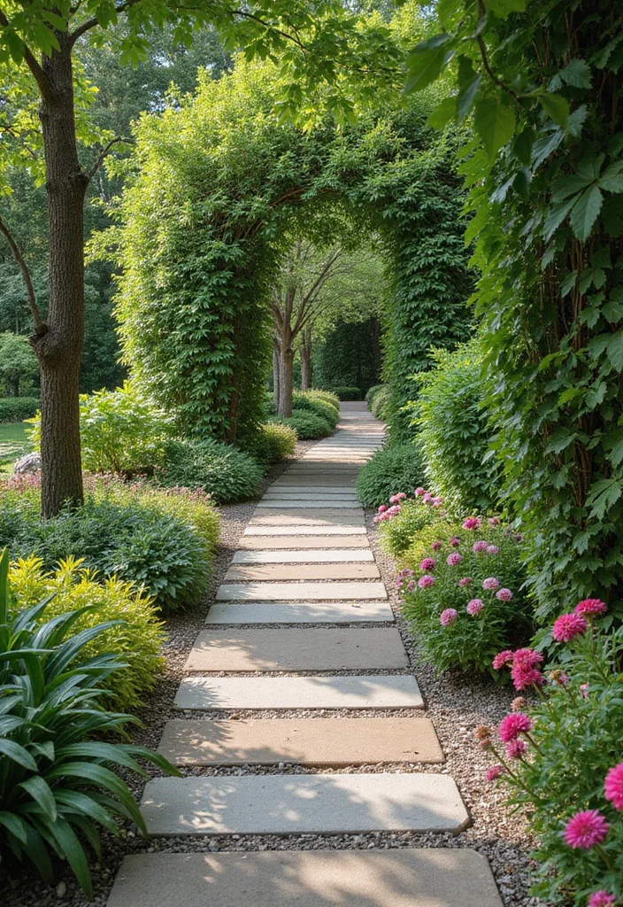 Modern Garden Design Luxury Backyards: A High-End Guide with 19 Elegant Outdoor Inspirations - 11. Pathways and Walkways: Guiding Your Journey