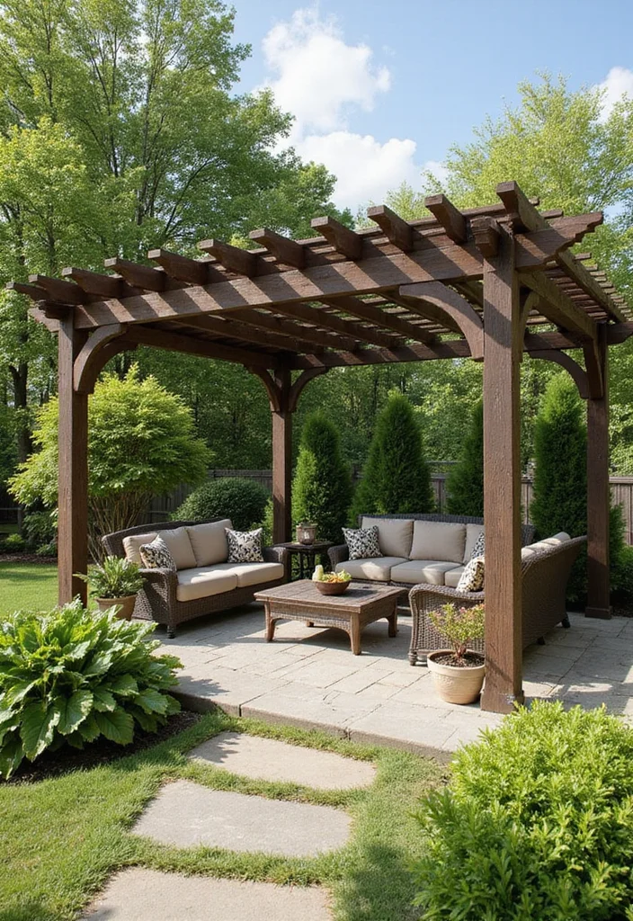 Modern Garden Design Luxury Backyards: A High-End Guide with 19 Elegant Outdoor Inspirations - 13. Shade Structures: Comfort and Style