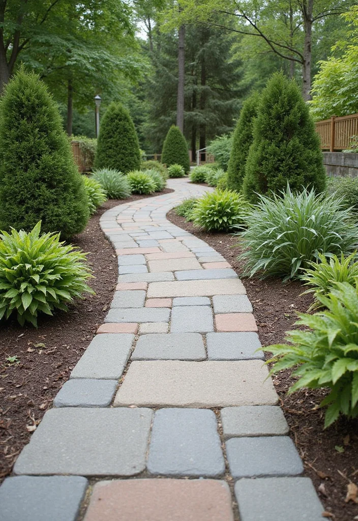 Modern Garden Design Luxury Backyards: A High-End Guide with 19 Elegant Outdoor Inspirations - 14. Sustainable Pavers: Eco-Friendly Ground Cover